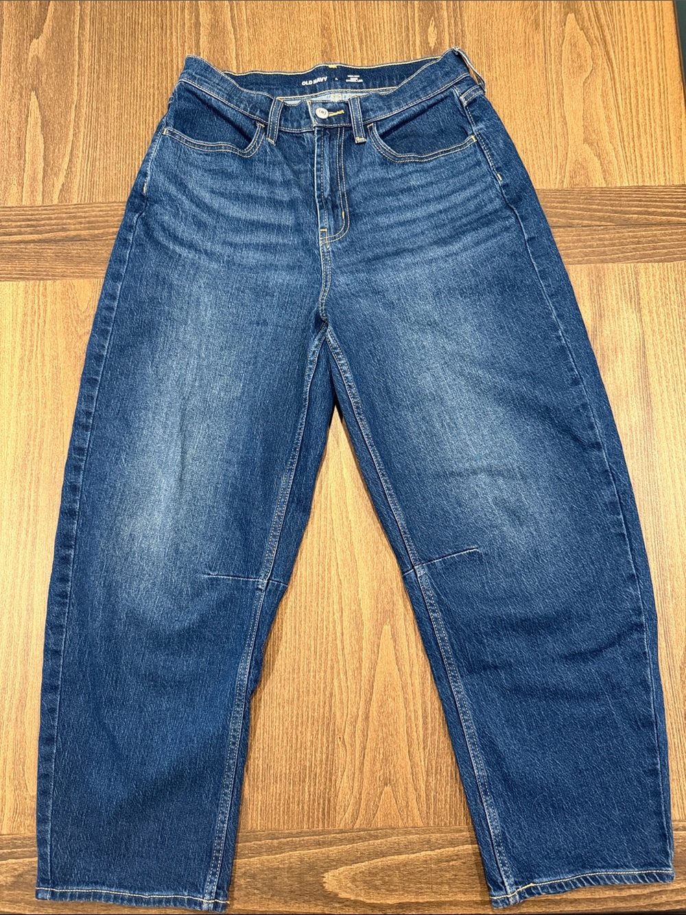 Old Navy Dark Blue Boyfriend Jeans